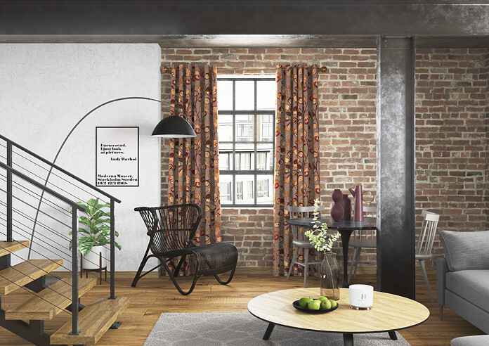 Honesty, Cerise - Made to Measure Curtains - Image 5